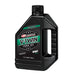 A 1-quart black bottle of Maxima Fork Oil, 20WT heavy formula, featuring a handle and green label—ideal for servicing your Harley-Davidson suspension.