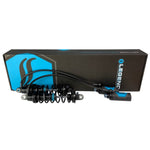 Set of four Legend Suspensions REVO ARC Remote Reservoir Shocks for a vehicle's suspension system.