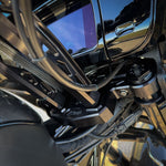 The TC Bros. Pro Series Top Triple Clamp for Harley-Davidson Touring 2014-2023 includes silver and black parts with matching components—perfect for your next handlebar upgrade.