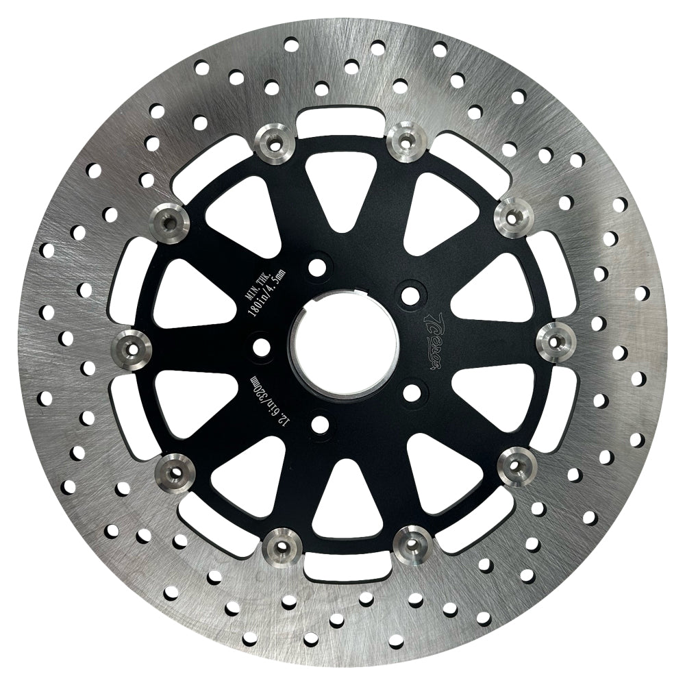 Brooks - たーぼー TC Bros. 12.6in Oversized Front Floating Brake rotor fits 84