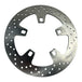 The TC Bros. 12.6in Oversized Front Floating Brake Rotor for 2014-2023 Harley Touring Models, featuring vent holes, is compatible with the TC Bros. Brake Caliper Adapter Kit.