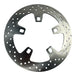 The TC Bros. 12.6in Oversized Front Floating Brake Rotor for 2014-2023 Harley Touring Models, featuring vent holes, is compatible with the TC Bros. Brake Caliper Adapter Kit.