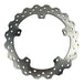 A TC Bros. Profile™ Rear Brake rotor for 2021-up Harley Pan America Models with holes on a white background.
