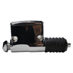 Drag Specialties Rear Brake Master Cylinder for 1987-2003 Harley-Davidson Sportster, featuring a black rubber boot and mounting bolts, shown isolated on a white background.