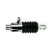 Two Moto Iron® Rear Master Cylinders for 1997-1998 Harley-Davidson Touring, featuring black rubber boots and metal fittings, are displayed side by side on a white background.