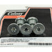 Colony Machine Front Rotor Fasteners for 2006-2017 Harley-Davidson, includes four zinc-plated M8-1.25 × 23mm bolts in packaging, designed for Dyna models with cast wheels.