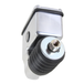 Chrome Wyatt Gatling Rear Brake Master Cylinder for 1991-2005 Harley-Davidson Dyna, featuring a black rubber bellows boot.