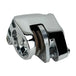 Two polished chrome Mid-USA Chrome Caliper Set for 1984-1999 Harley-Davidson Big Twin and Sportster motorcycle brake calipers.