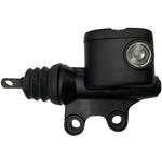 Two Drag Specialties Rear Master Cylinders for 2008-2025 Harley-Davidson Touring are shown side by side—one with a chrome finish on top and one with a black finish below, both viewed from the side.
