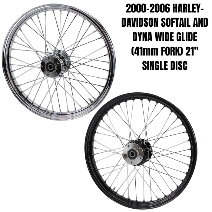 Moto Iron 21” × 2.15” Front Wheel for 2000-2006 Harley-Davidson Moto Iron 21” × 2.15” Front Wheel for 2000-2006 Harley-Davidson