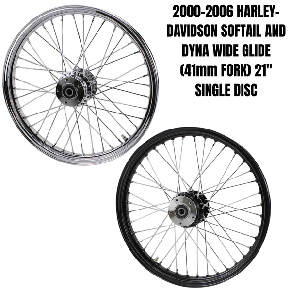 Moto Iron 21” × 2.15” Front Wheel for 2000-2006 Harley-Davidson