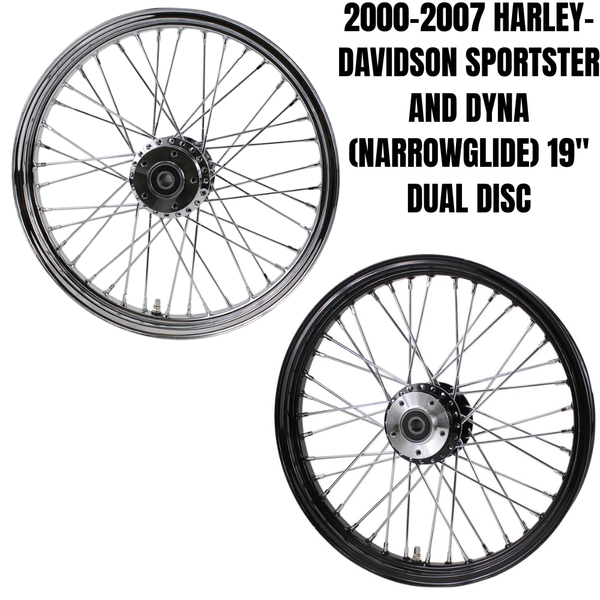 Moto Iron 19” × 2.15” Front Wheel for 2000-2007 Harley-Davidson Moto Iron 19” × 2.15” Front Wheel for 2000-2007 Harley-Davidson