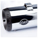 Sentence with replacement: Two GRAND NATIONAL® SLIP-ONS for 1995-2016 Touring Models and 2009-2022 Trike Models in Chrome by S&S Cycle stand out against a white background.