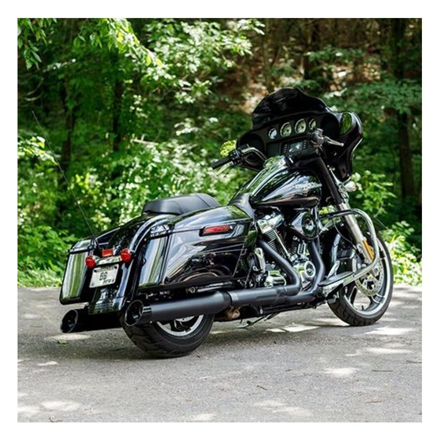 50 State Legal - Black Mk45 muffler with Black Cutlass End Cap for