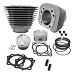 A cylinder and piston kit for a S&S Cycle HD Sportster motorcycle, featuring a 883 to 1200cc Conversion Kit for 1986-2019 HD® Sportster® Models - Silver Finish.