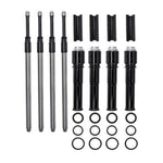 A set of Quickee Pushrods with Gloss Black Covers by S&S Cycle for 1999-2017 bt Models, except 2017 Touring motorcycles.