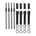 A set of Quickee Pushrods with Gloss Black Covers by S&S Cycle for 1999-2017 bt Models, except 2017 Touring motorcycles.