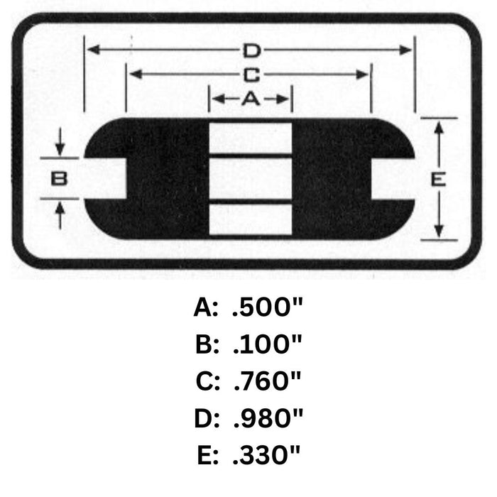 A set of Moto Iron® Sportster Gas Tank Rubber Mounting Kits on a white background for custom applications.