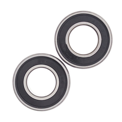 Two black All Balls 1" Wheel Bearing Kit For Harley 2000-2007 on a white background.