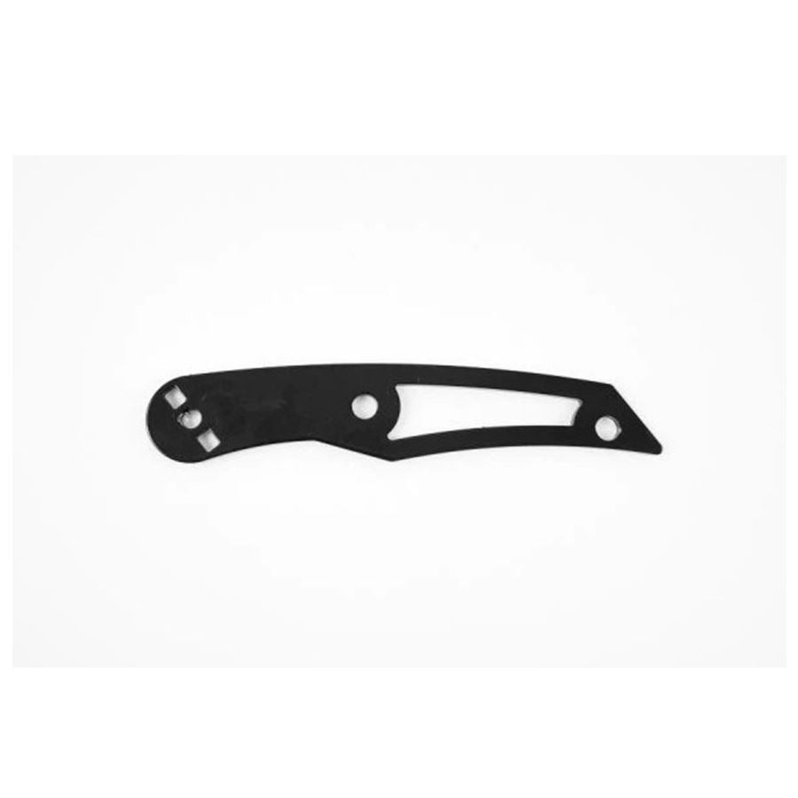 A black knife with a Sawicki - Lowrider ST Mounting Bracket on a white background.