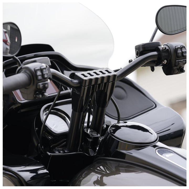 Motorcycle Handlebar Risers | Billet Harley Dyna & Softail Risers | TC ...
