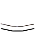 The TC Bros. 1" Drag Handlebar by TC Bros. is a straight chrome bicycle handlebar with a slight upward bend at both ends, styled like classic drag bars and shown on a white background.