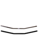 The TC Bros. 1" Drag Handlebar by TC Bros. is a straight chrome bicycle handlebar with a slight upward bend at both ends, styled like classic drag bars and shown on a white background.