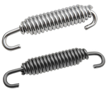 The Drag Specialties Moto Iron Kickstand Spring for Harley-Davidson 1936-1990 features hooks on both ends and serves as a durable replacement part for various motorcycle and industrial applications.
