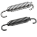 The Drag Specialties Moto Iron Kickstand Spring for Harley-Davidson 1936-1990 features hooks on both ends and serves as a durable replacement part for various motorcycle and industrial applications.