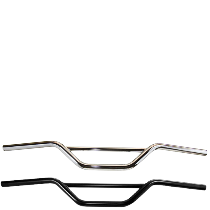 TC Bros. 1" Enduro Handlebar by TC Bros., a black metal BMX-style handlebar with a crossbar, shown against a white background.