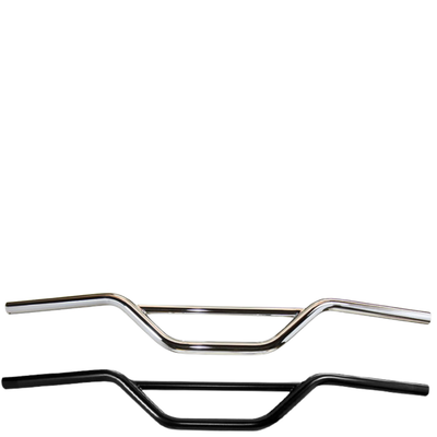 TC Bros. 1" Enduro Handlebar by TC Bros., a black metal BMX-style handlebar with a crossbar, shown against a white background.