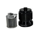 A PC Racing reusable oil filter and a PC Racing Harley oil filter.