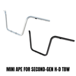 Magnum’s GEN 2 Mini Ape Hanger Handlebars, available in chrome and black, are designed for 2025-up Harley-Davidson Softail motorcycles with second generation throttle-by-wire systems.