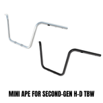 Magnum’s GEN 2 Mini Ape Hanger Handlebars, available in chrome and black, are designed for 2025-up Harley-Davidson Softail motorcycles with second generation throttle-by-wire systems.