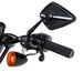 Arlen Ness Fusion Knurled Grips, Black - Cable Throttle.