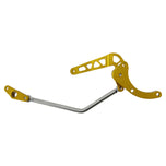 Honda cbr600rr with TC Bros. Pro Series Mid Controls, designed for maximum lean angle on the Harley Davidson Softail, are replaced by TC Bros. Pro Series Mid Controls fits 2018-newer M8 Softail Gold from the brand TC Bros.