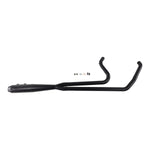 A SP Concepts M8 Bagger Black Full Length Exhaust M8 2017-Present for a motorcycle from SP Concepts on a white background.