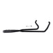 A SP Concepts M8 Bagger Black Full Length Exhaust M8 2017-Present for a motorcycle from SP Concepts on a white background.