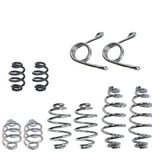 The Moto Iron® Moto Iron Solo Seat Springs set includes eight metal springs in assorted shapes and sizes—coiled and torsion types—perfect for motorcycle seat use, shown on a white background.