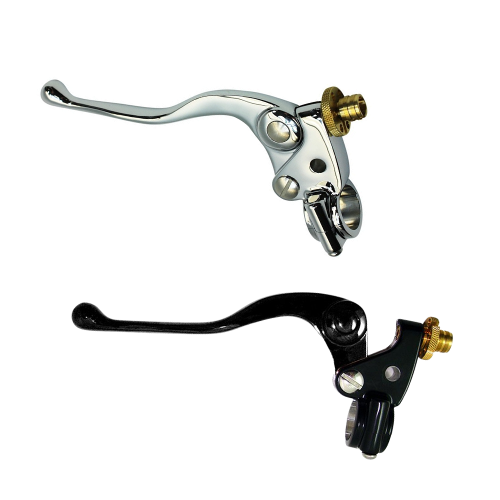 Moto Iron 1″ Clutch Perch and Lever for Harley-Davidson and Custom