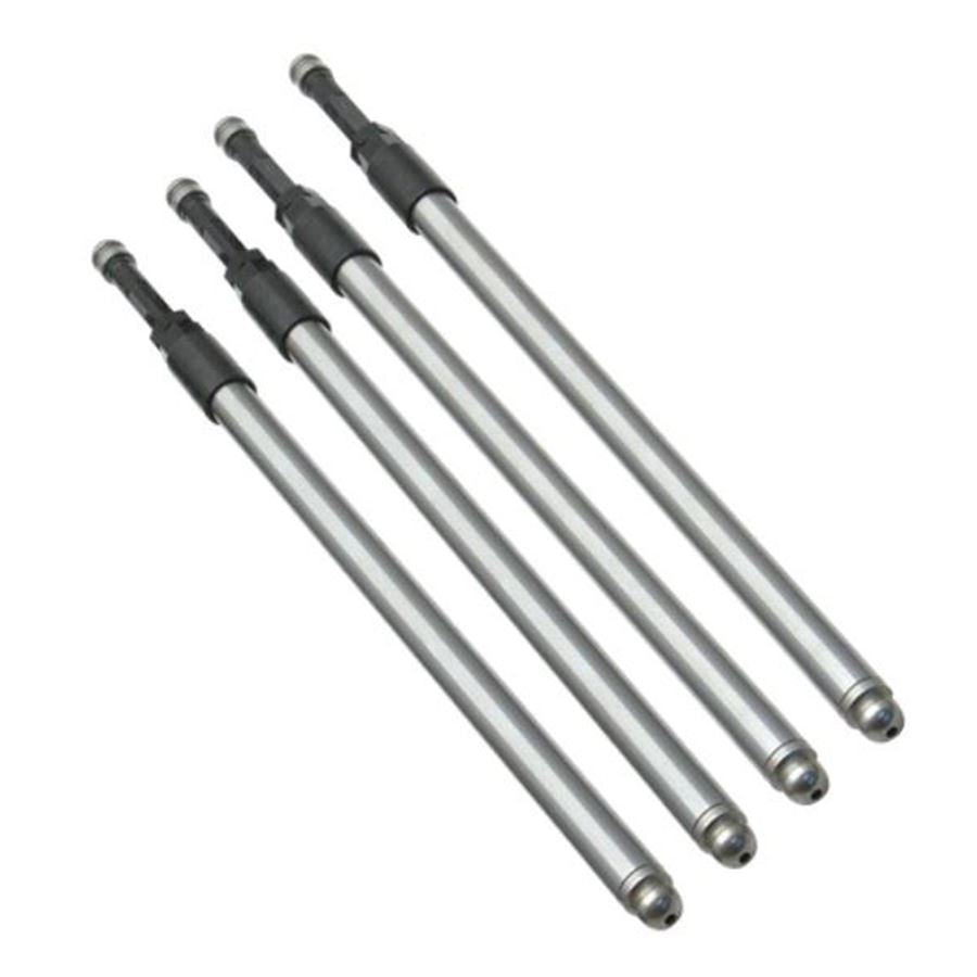 Four Quickee Adjustable Pushrods on a white background.