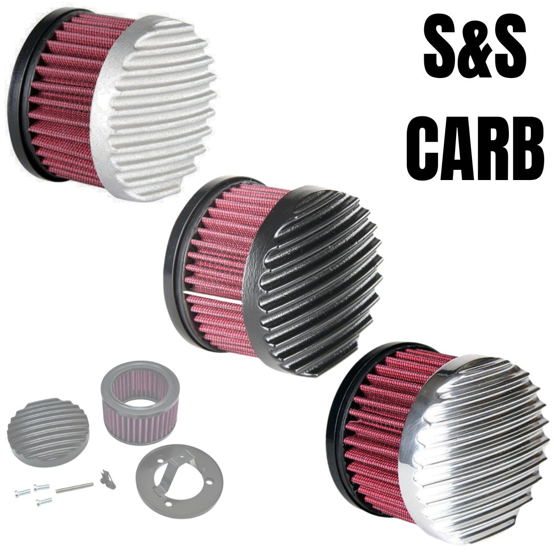 S&S SUPER エアクリーナー　バイク TC Bros. Finned Air Cleaner for S&S Super E and Super G Carburetors