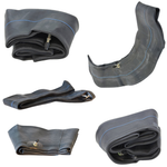 Five Sedona Inner Tubes by Sedona with TR-4 metal valve stems are shown on a white background in various folded and partially unfolded positions.