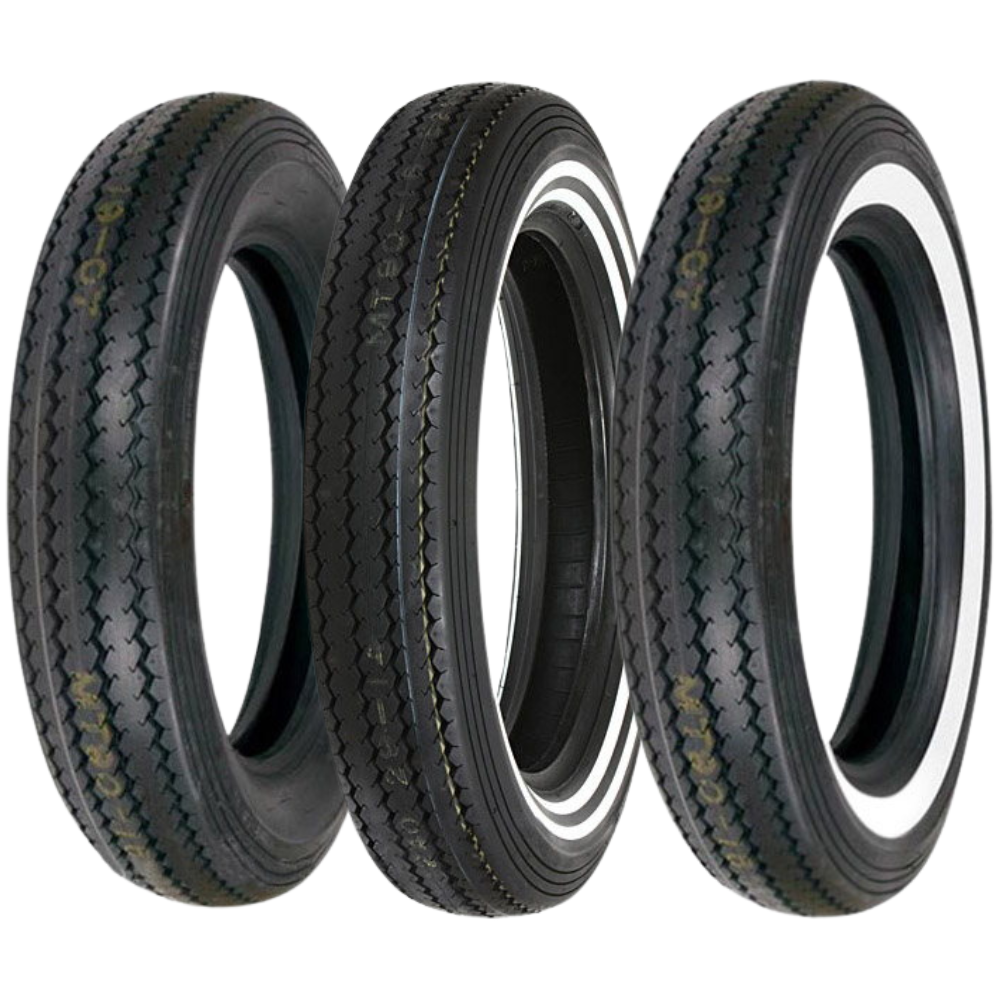 A single Shinko 240 Tire, a durable high-mileage motorcycle tire from Shinko, is shown upright with its classic tread pattern clearly visible against a white background.