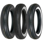 A single Shinko 240 Tire, a durable high-mileage motorcycle tire from Shinko, is shown upright with its classic tread pattern clearly visible against a white background.