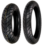 The Shinko 712 Tire by Shinko stands upright against a white background, showcasing its tread pattern designed for excellent wet weather traction.