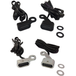 Two black Drag Specialties LED Handlebar Marker Lights for 2014-2022 Harley-Davidson Sportster, including wiring harnesses and two circular rubber gaskets.