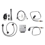 Motorcycle fuel management system with two connected oxygen sensors and integrated ThunderMax ECM with Integral Auto Tune System for Harley M8 Softail 21-24.