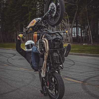 The TC Bros. 11.8in Profile™ Rear Floating Brake Rotor, designed with circular holes and a wave-like edge, features a black center. It's perfect for 2008-up Harley Davidson Touring Bagger models.