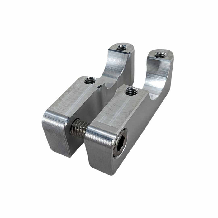 TC Bros. Pro Series 1" Modular Risers Gauge Relocation Bracket with multiple screw holes.